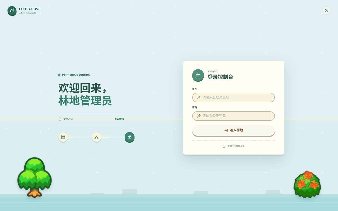 PortGrove 端口森林界面预览